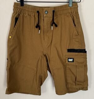Caterpillar Tan Tie Shorts 32